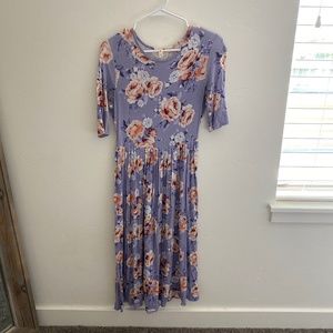 Orange Creek Floral Dress